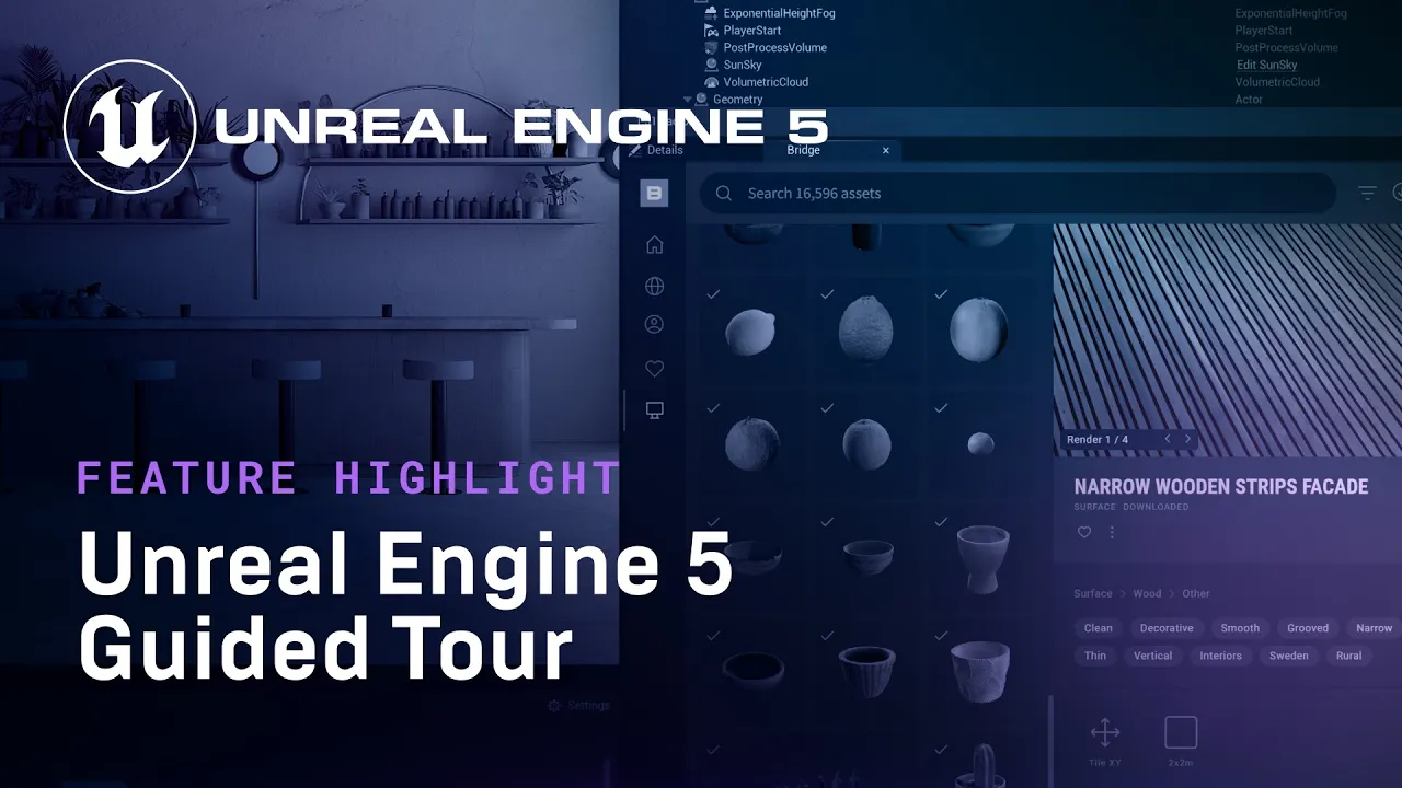 Unreal Engine 5 Guided Tour - Feature Highlight - State of U...